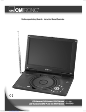 Clatronic Instruction manual Instruction Manual