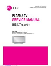 LG RT-42PX11 Service Manual