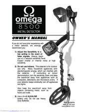 Omega 8500 Owner's Manual