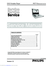 Philips PET710/05 Service Manual