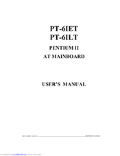 Azza PT-6IET User Manual
