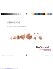 ReSound SO6ITC-D UP User Manual