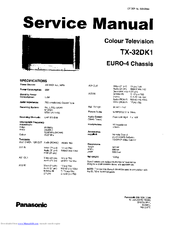 Panasonic TX-32DK1 Service Manual