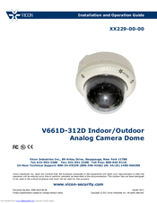 Vicon V661D-312D Installation And Operation Manual