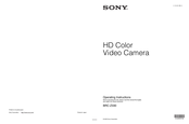 Sony BRC-Z330 Operating Instructions Manual