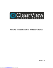 ClearView Hawk04-HD User Manual