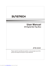 Sunstech DTB-3500 User Manual