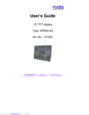 Roda DP860-UX User Manual