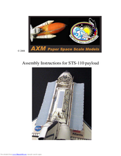 AXM STS-110 Assembly Instructions Manual