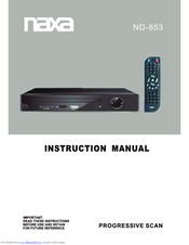 Naxa ND-853 Instruction Manual