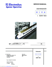 Electrolux EDW 1506 Service Manual