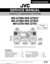 JVC MX-GT98V Service Manual