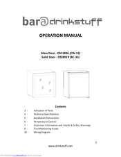 DrinkStuff DS28919 (BC-35) Operation Manual
