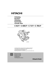 Hitachi C 7UYl C7BUY Handling Instructions Manual