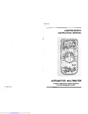 General tools DAMP3505 Instruction Manual