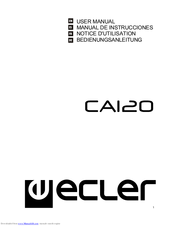 Ecler CA120 User Manual