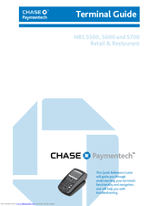 Chase NBS 5700 Quick Reference Manual