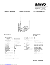 Sanyo CLT-5800AUS Service Manual