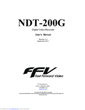 FFV NDT-200G User Manual