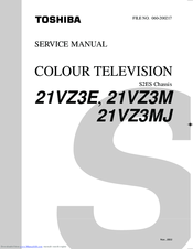 Toshiba 21VZ3E Service Manual