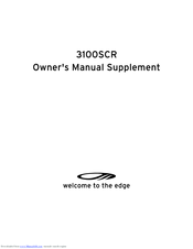 Maxum 3100 SCR Owner's Manual