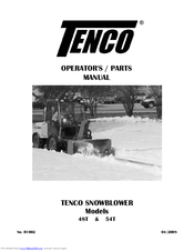 Tenco 48T Operator's & Parts Manual