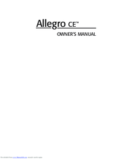 Juniper Allegro CE Owner's Manual