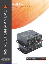 A-Neuvideo ANI-PA Instruction Manual