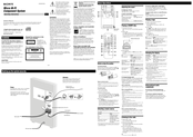 Sony CMT-EH12LIV Operating Instructions