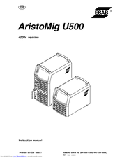ESAB AristoMig U500 Instruction Manual
