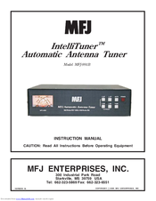 MFJ IntelliTuner -991B Instruction Manual