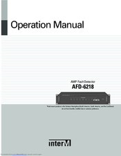 Inter-m AFD-6218 Operation Manual