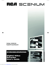 RCA DVR2160 User Manual