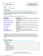 FSD International Commander 115 TC Pilot Operating Handbook