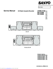 Sanyo DC-S200 Service Manual