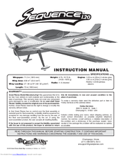 GREAT PLANES Sequence 1.20 Instruction Manual