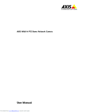 Axis M5014 User Manual