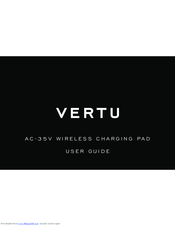 Vertu AC-35V User Manual