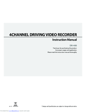 Trailer Vision DR-400 Instruction Manual
