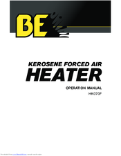 BE HK070F Operation Manual