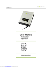 Zeus Appollo Z10I1K5 User Manual