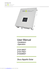 Zeus Appollo Z10I20KDT User Manual