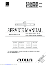 Aiwa XR-MD201 Service Manual