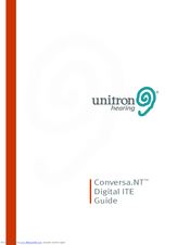 Unitron Conversa.NT Digital ITE User Manual