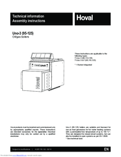Hoval Uno-3 110 Technical Information And Assembly Instructions