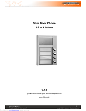 Linkcom SlimDoorPhone 1 button Manual