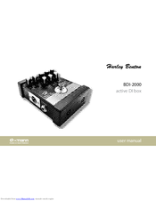 Harley Benton BDI-2000 User Manual