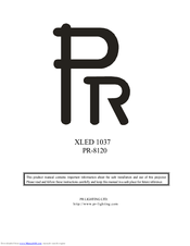 PR Lighting XLED 1037 PR-8120 User Manual