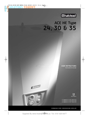 Halstead ACE HE 30 User Instructions