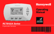 Honeywell RCT8102A Series Operating Manual